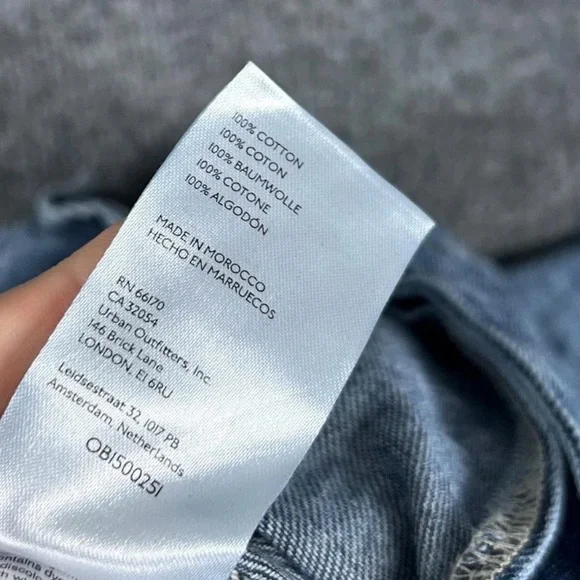 NEW Free People/ We The Free Trouser Jumpsuit Womens Large Denim Utility - Picture 8 of 10